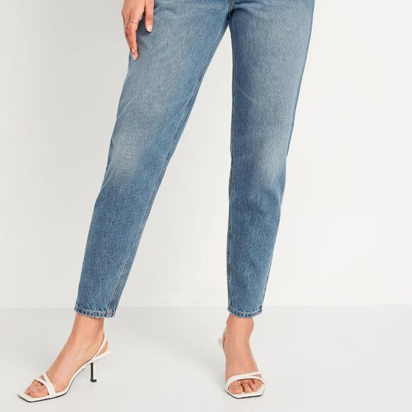 NWT Old Navy High-Waisted Slouchy Taper Ankle Jeans for Women - Picture 2 of 4